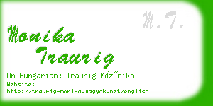 monika traurig business card